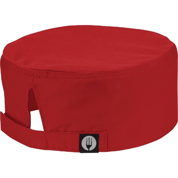 Chef Works Cool Vent Beanie Red a956