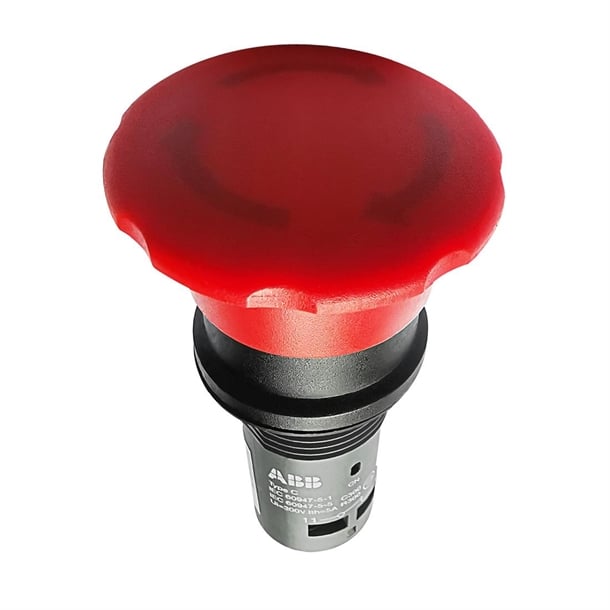 Buffalo Red (Stop) Button ad130