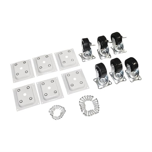 Polar Chest Freezer Replacement Castors & Fixings (Set of 6) aj450