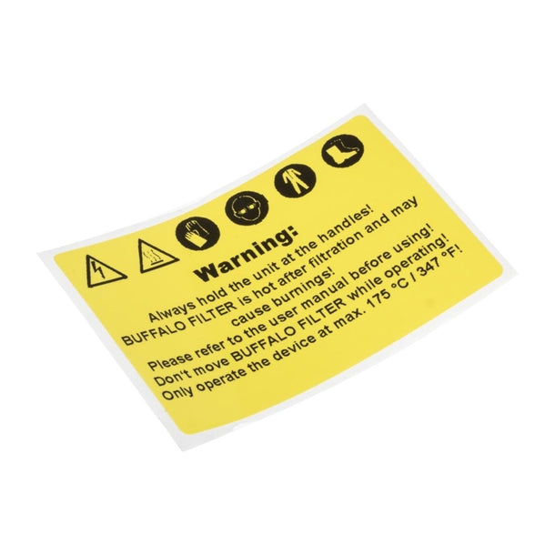 Buffalo Warning Label ap476