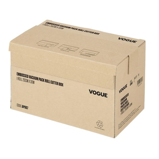 Vogue Vacuum Pack Roll with Cutter Box (Embossed) 200mm width ap907