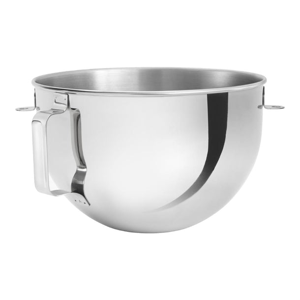KitchenAid 5.2Ltr Polished Bowl with Strap Handle for Bowl Lift Stand Mixer 5KSMB55 at341