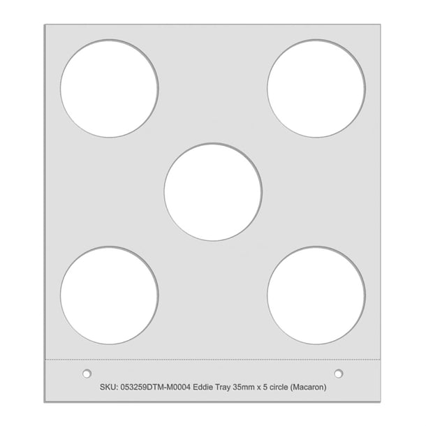 Eddie Manual Tray 5 Circles 35mm Macaron at725