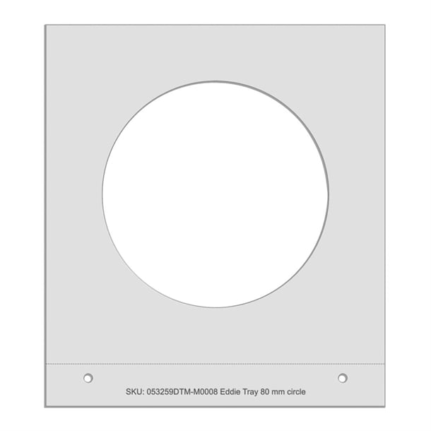 Eddie Manual Tray 80mm Circle at726