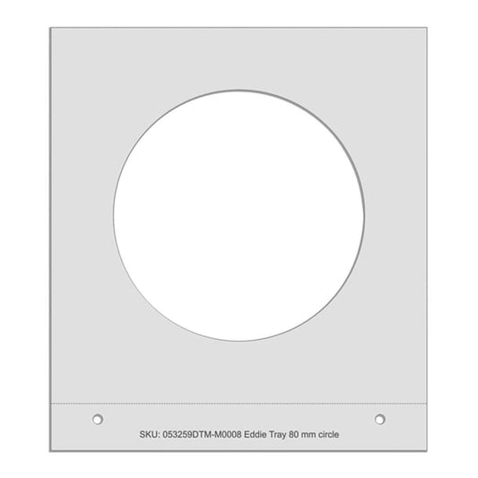 Eddie Manual Tray 80mm Circle at726