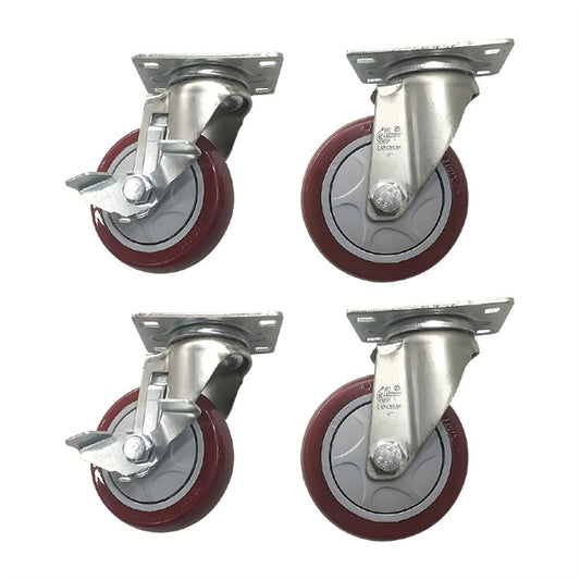 Buffalo 4 Inch Complete Castors (Set of 4) au501