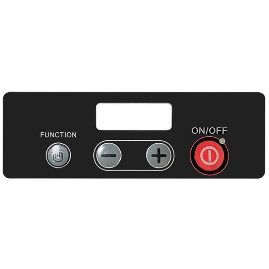 Nisbets Essentials Control Panel Sticker aw294