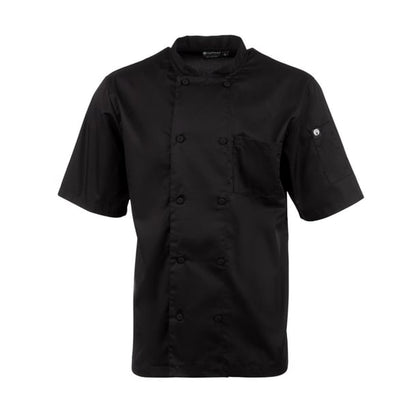 Chefs Works Montreal Unisex Chef Jacket Black p_b054