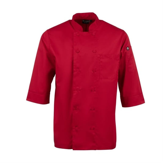 Chef Works Unisex Chef Jacket Red p_b106