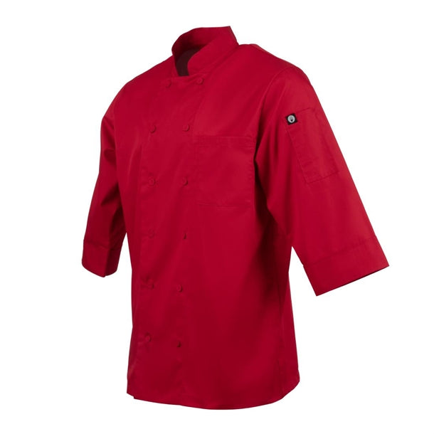 Chef Works Unisex Chef Jacket Red p_b106