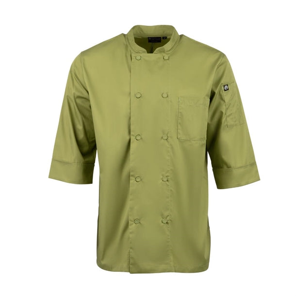 Chef Works Unisex Chef Jacket Lime p_b107