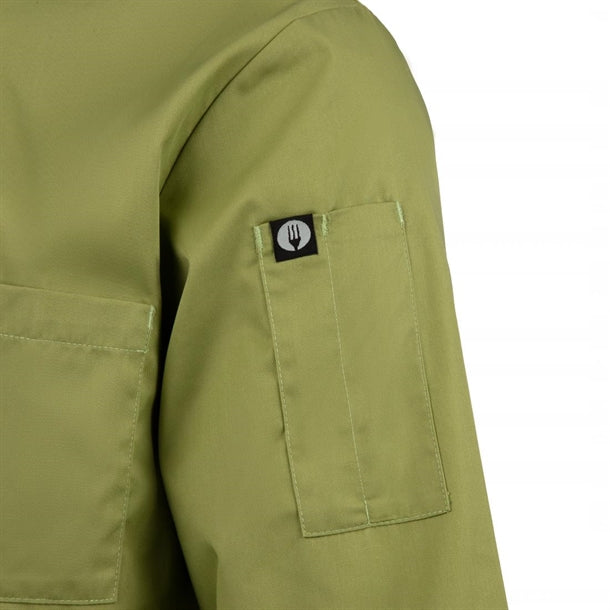 Chef Works Unisex Chef Jacket Lime p_b107