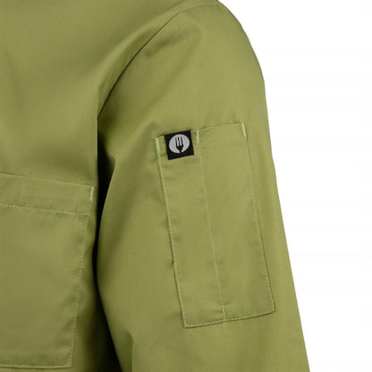 Chef Works Unisex Chef Jacket Lime p_b107