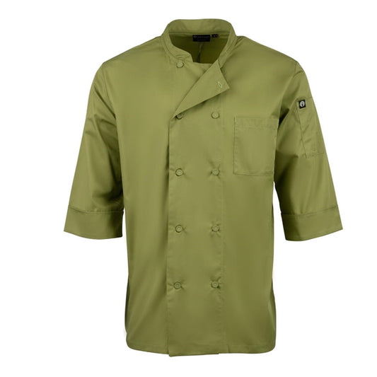 Chef Works Unisex Chef Jacket Lime p_b107