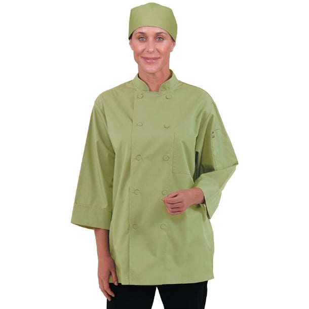 Chef Works Unisex Chef Jacket Lime p_b107