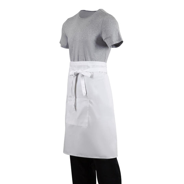 Whites Bistro Apron White b132