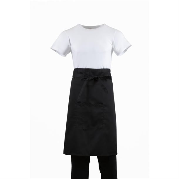 Whites Bistro Apron Black b133