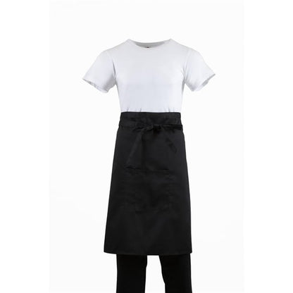 Whites Bistro Apron Black b133