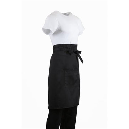 Whites Bistro Apron Black b133