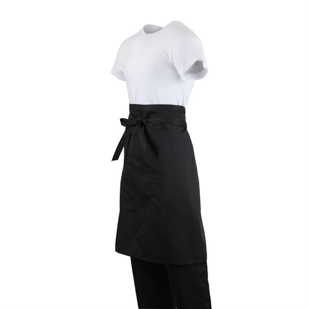 Whites Bistro Apron Black b133