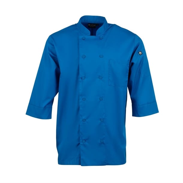 Chef Works Unisex Chef Jacket Blue p_b178