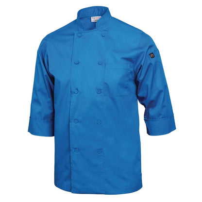 Chef Works Unisex Chef Jacket Blue p_b178