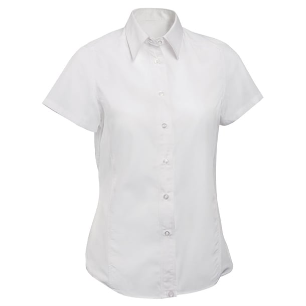 Chef Works Womens Cool Vent Chefs Shirt White p_b180