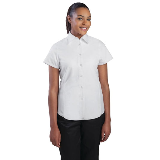 Chef Works Womens Cool Vent Chefs Shirt White p_b180