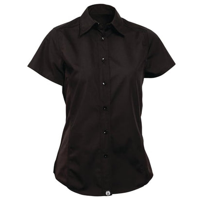 Chef Works Womens Cool Vent Chefs Shirt Black p_b181