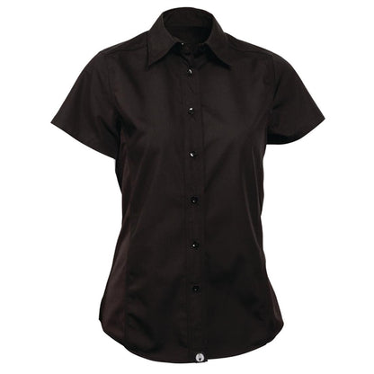Chef Works Womens Cool Vent Chefs Shirt Black p_b181