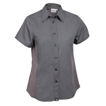 Chef Works Womens Cool Vent Chefs Shirt Grey p_b182