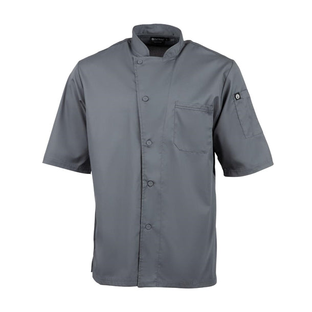 Chef Works Valais Signature Series Unisex Chef Jacket Grey p_b185