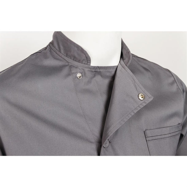 Chef Works Valais Signature Series Unisex Chef Jacket Grey p_b185