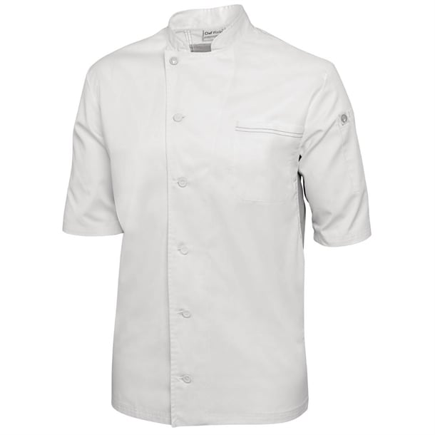 Chef Works Valais Signature Series Unisex Chefs Jacket White p_b205