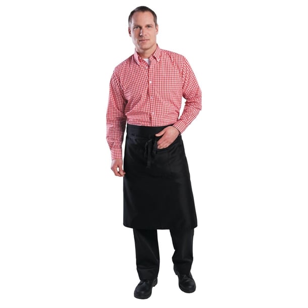 Chef Works Mens Gingham Shirt Red p_b218