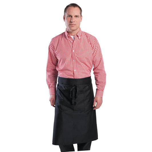 Chef Works Mens Gingham Shirt Red p_b218