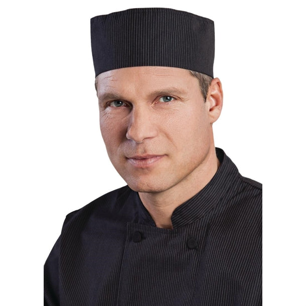 Chef Works Cool Vent Pinstripe Beanie Hat b228