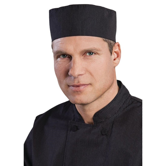 Chef Works Cool Vent Pinstripe Beanie Hat b228