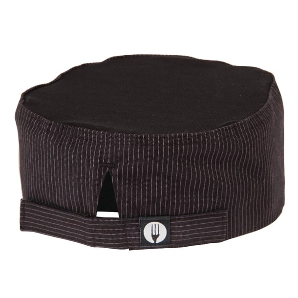 Chef Works Cool Vent Pinstripe Beanie Hat b228