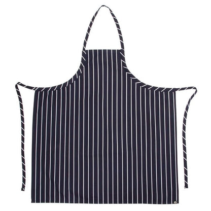 Chef Works Premium Butchers Stripe Bib Apron Blue/White b249