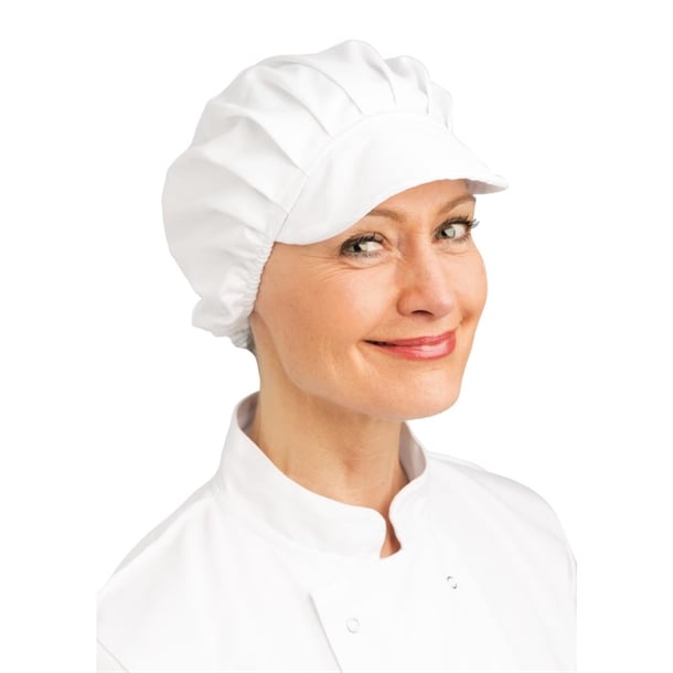 Whites Peaked Unisex Hat White b255