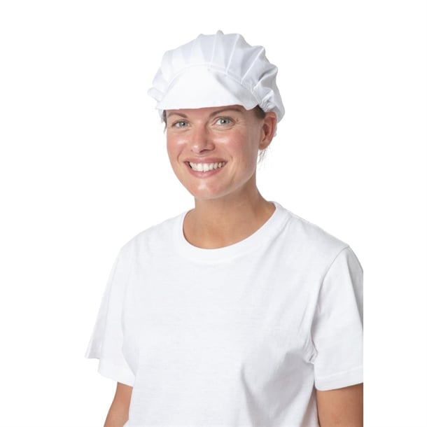 Whites Peaked Unisex Hat White b255