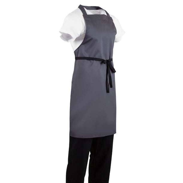 Whites Bib Apron Charcoal b426