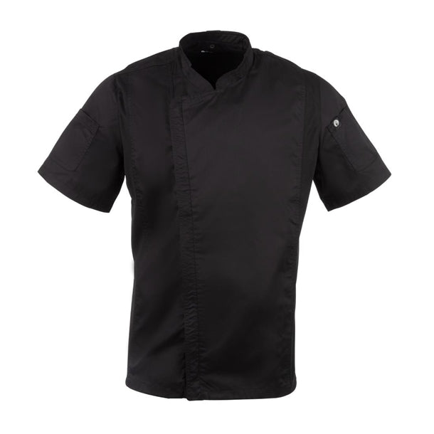 Chef Works Springfield Mens Chef Jacket Black p_b472