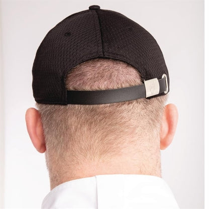 Chef Works Cool Vent Baseball Cap Black b496