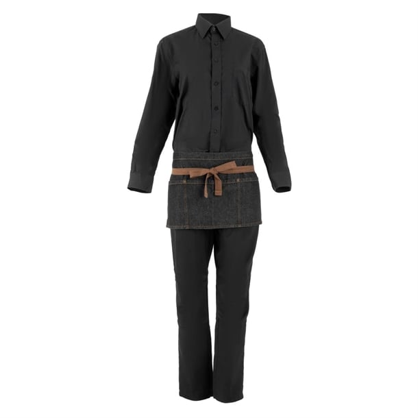 Chef Works Urban Memphis Waist Apron Black b591