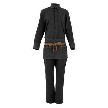 Chef Works Urban Memphis Waist Apron Black b591