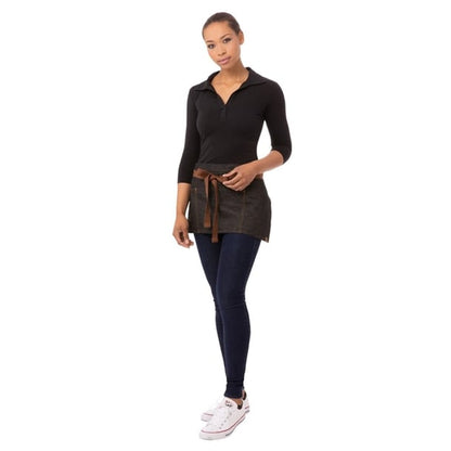 Chef Works Urban Memphis Waist Apron Black b591