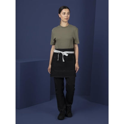 Southside Denim Waist Apron Black b995