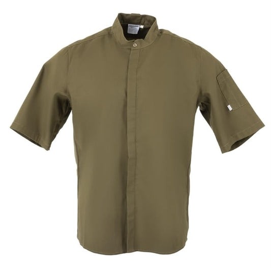 Southside Band Collar Unisex Chef Jacket p_ba001
